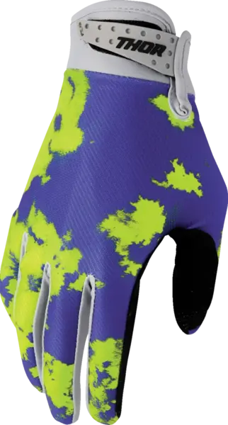 Manusi atv cross Thor Launchmode Bleach, culoare mov verde, marime M