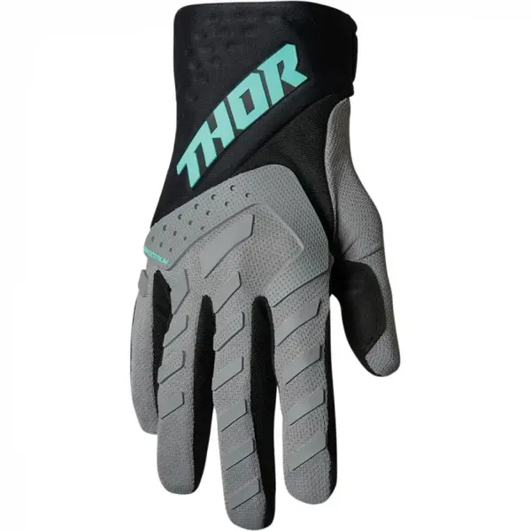Manusi atv cross Thor Spectrum, culoare gri negru, marime S