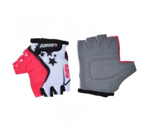 Manusi ciclisti copii, culoare alb roz, marime 5XS