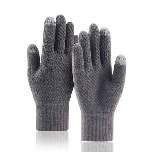 Manusi De Iarna Tactile Barbati Techsuit ST0013, Marime 22cm, Gri