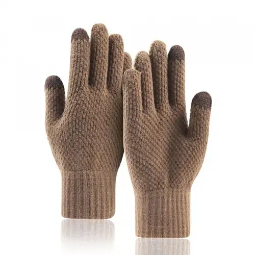 Manusi De Iarna Tactile Barbati Techsuit ST0013, Marime 22cm (Maro)