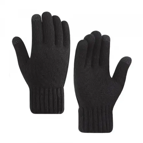 Manusi De Iarna Tactile Dama Techsuit ST0015, Marime 17cm (Negru)