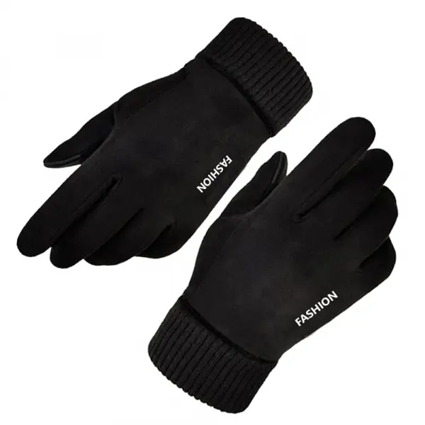 Manusi De Iarna Tactile Unisex Techsuit ST0010, Marime Universala, Negre