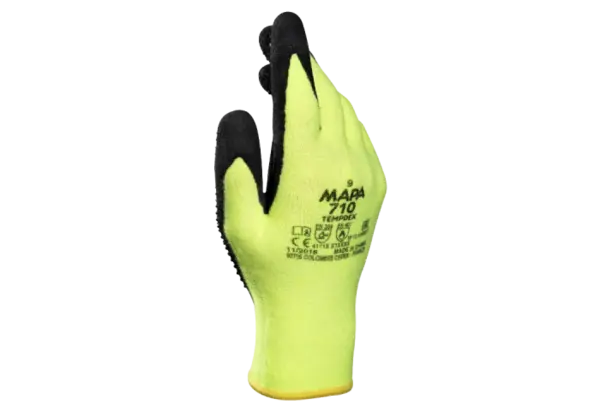 Manusi de protectie termica Mapa TEMPDEX-710, culoarea galben, impregnate in nitril GALBEN, 11