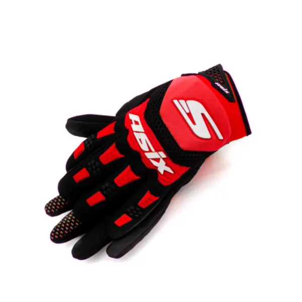 Manusi enduro atv cross Asix AS3 Junior, culoare rosu, marime YL