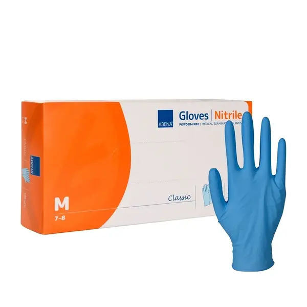 Manusi examinare din nitril de unica folosinta Abena Classic 100 buc, S, M, L, XL