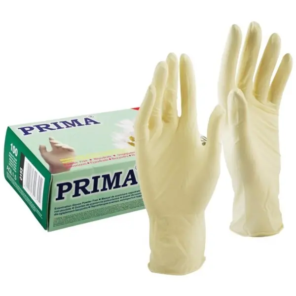 Manusi Examinare Prima, Latex, Nepudrate, 100 Bucati, Marimea XS