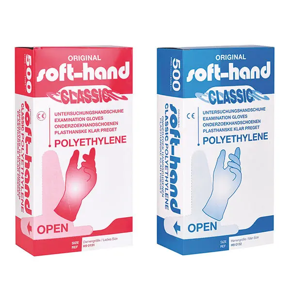 Manusi examinare SOFT-HAND - Copolymer Extra - marime S - 100 buc