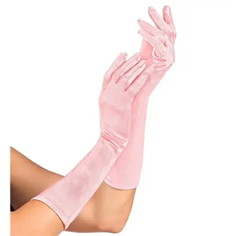 Manusi lycra satin roz Widmann Italia 14417
