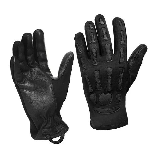 Manusi M-TAC Skeleton Nomex® rezistente la foc - NEGRU / XL