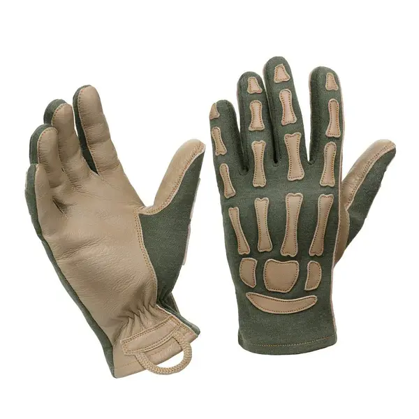 Manusi M-TAC Skeleton Nomex® rezistente la foc - OLIVE + COYOTE / S