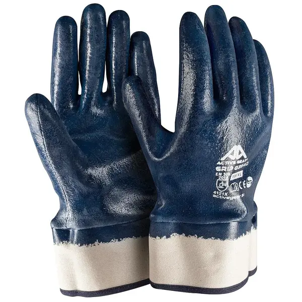 Manusi manipulare bumbac cu imersie integrala nitril fin Active Gear Marime 9 Manusi manipulare bumbac cu imersie integrala nitril fin Active Gear Marime 9