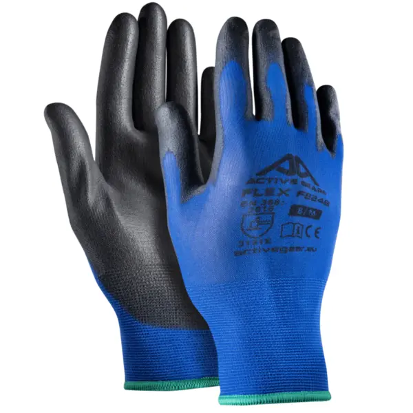 Manusi montaj palma imersata poliuretan ultra subtiri dexteritate 5 Active Gear Marime 7 Manusi montaj palma imersata poliuretan ultra subtiri dexteritate 5 Active Gear Marime 7