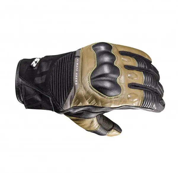 Manusi moto piele LS2 Octane, culoare maro negru, marime 3XL