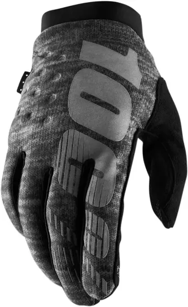 Manusi motocross 100% BRISKER culoare gri marime L
