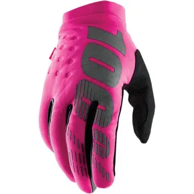 Manusi motocross 100% BRISKER culoare roz negru marime L