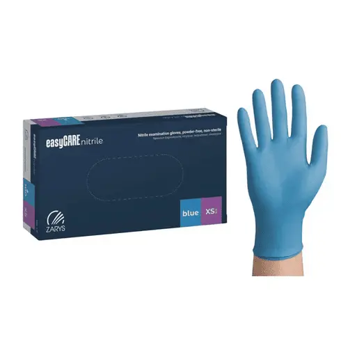 Manusi Nitril Nepudrate EasyCare 100 Buc Marime XS Albastru - Everin