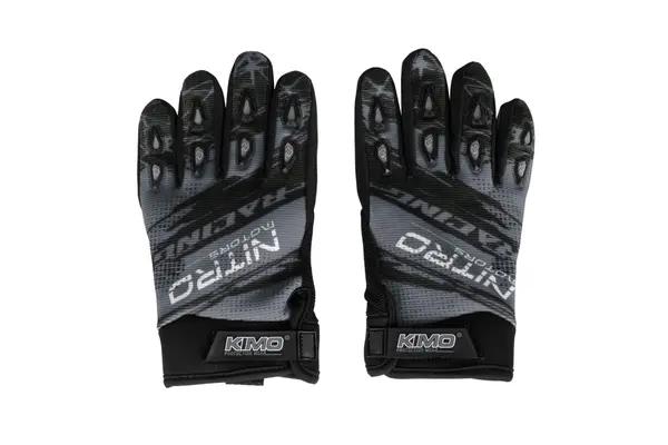 Manusi pentru copii KIMO Racing , culoare neagra