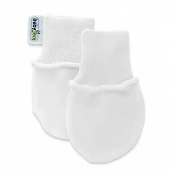Manusi pentru nou nascuti Baby Glove, Alb