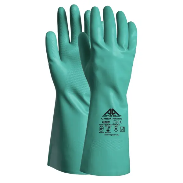 Mănuși protecție chimică nitril verde Active Gear mărimea 11 Mănuși protecție chimică nitril verde Active Gear mărimea 11
