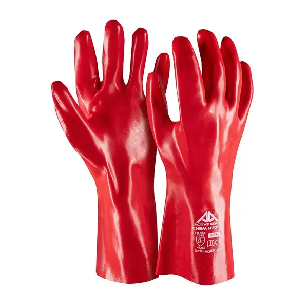 Manusi protectie chimica PVC 35cm Active Gear Marime XL Manusi protectie chimica PVC 35cm Active Gear Marime XL