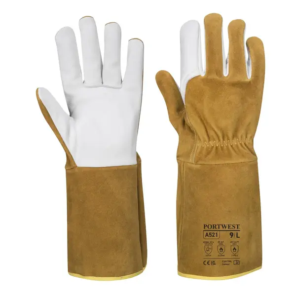 Manusi sudura piele capra si bovina cusaturi Aramid Portwest Marime 9 Manusi sudura piele capra si bovina cusaturi Aramid Portwest Marime 9