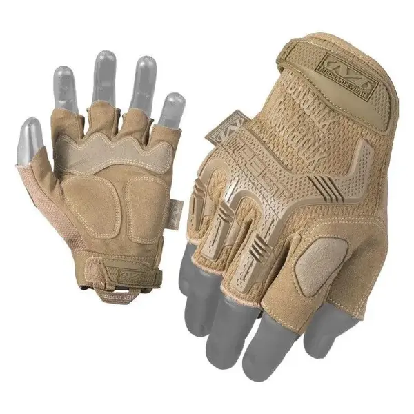 Manusi tactice M-Pact® Fingerless Mechanix Wear - COYOTE / M