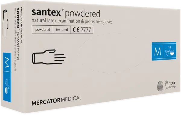 Manusi unica folosinta medicale latex pudrat 100/buc Mercador Medical Marime L Manusi unica folosinta medicale latex pudrat 100/buc Mercador Medical Marime L