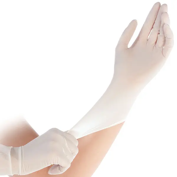 Manusi unica folosinta SAFE LIGHT - nitril fara pudra - 24 cm - marime XS albastru - 100 buc
