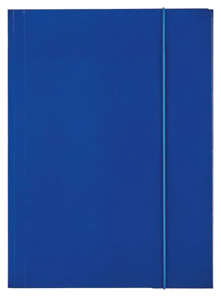 Mapa carton A4 cu elastic Esselte Economy albastru inchis