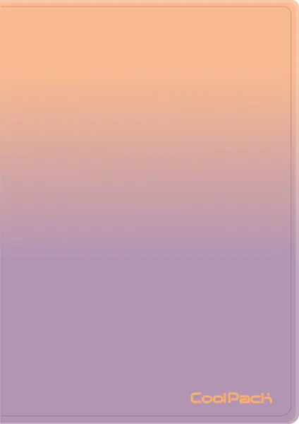 Mapa cu 20 de buzunare Cool Pack - A4, Gradient Berry