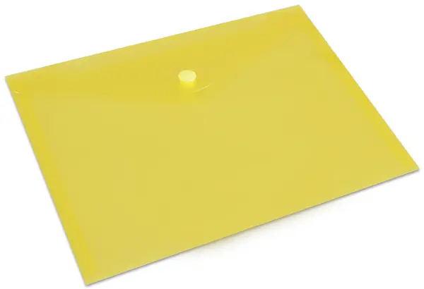 Mapa cu clipsa Spree, A5 - Galben, Transparent