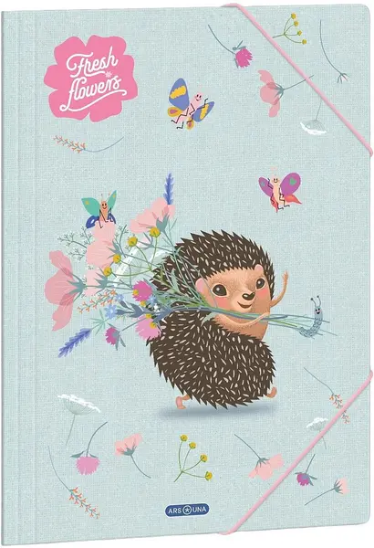 Mapă cu elastic Ars Una Fresh Flowers - A4