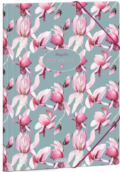 Mapă cu elastic Ars Una Rosy Magnolia – A4