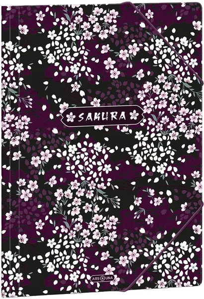 Mapă cu elastic Ars Una Sakura - A4