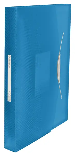 Mapa de prezentare A4 cu 6 compartimente cu elastic plastic albastru Esselte Mapa de prezentare A4 cu 6 compartimente cu elastic plastic albastru Esselte
