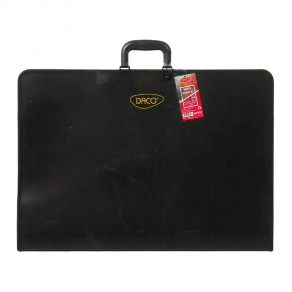 Mapa port desen A2, plastic, cu fermoar, Daco
