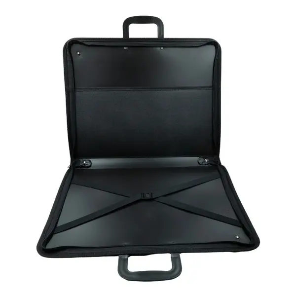 Mapa portdesen Office Cover, 48 x 37 x 4 cm, din plastic panzat, negru