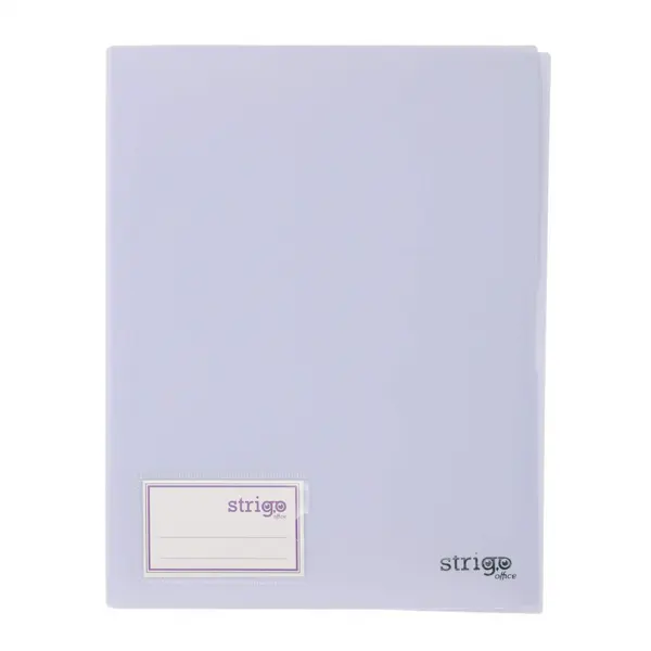 Mapa Strigo, PP, A4, 20 folii protectie, mov