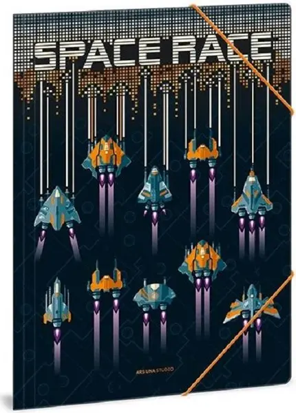 Mapa tare Ars Una Space Race - cu elastic, A4