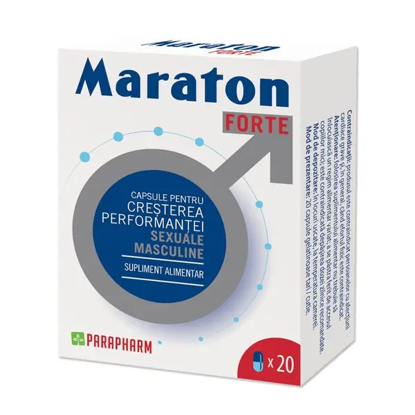 Maraton Forte 20 buc pentru îmbunătățirea performanțelor sexuale, Supliment alimentar
