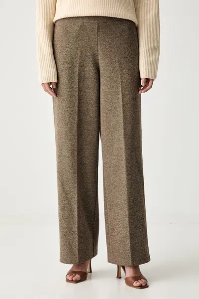 Marc O'Polo pantaloni straight pentru femei cu bumbac