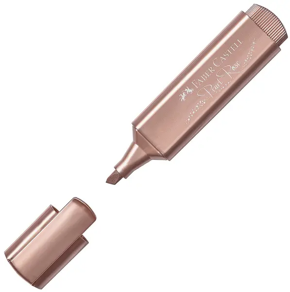 Marcator text Faber-Castell 1546 - Roz metalic