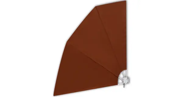 Marchiza laterala pliabila pentru terasa 210 x 210 cm, teracota