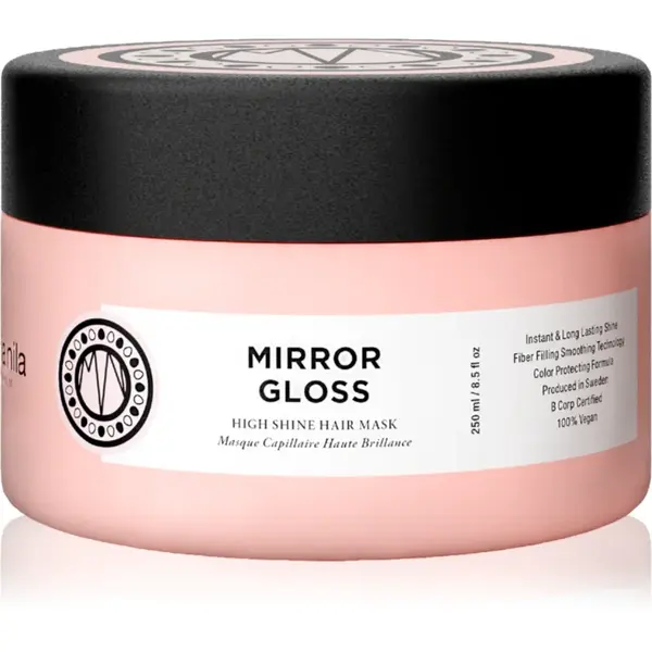 Maria Nila Mirror Gloss Mask mască hrănitoare profundă pentru un par stralucitor si catifelat 250 ml