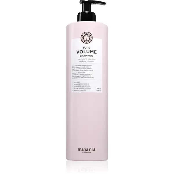 Maria Nila Pure Volume șampon cu efect de volum pentru părul fin fără sulfat 1000 ml