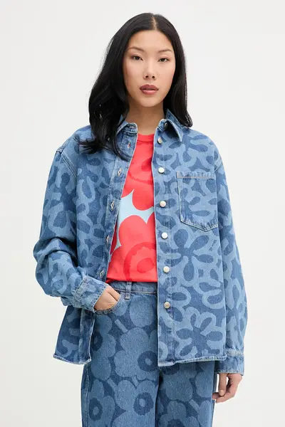 Marimekko cămașă pentru femei, din bumbac