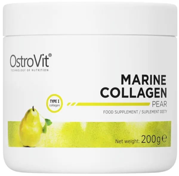 Marine Collagen, pară, 200 g, OstroVit