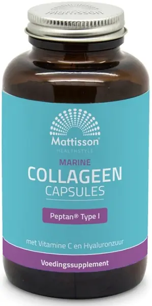 Marine Collagen Peptan Type I, 180 capsule, Mattisson Healthstyle