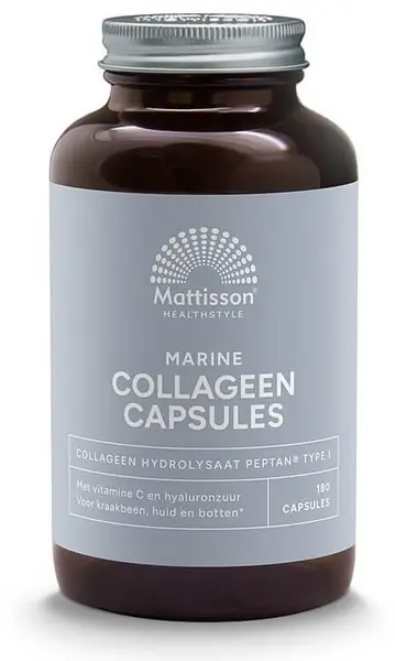 Marine Collagen Peptan Type I, 180 capsule, Mattisson Healthstyle